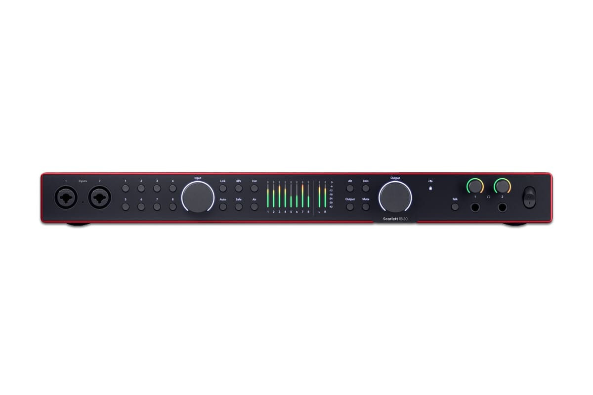 Focusrite Scarlett 18i20 4th Gen - Interface Audio front