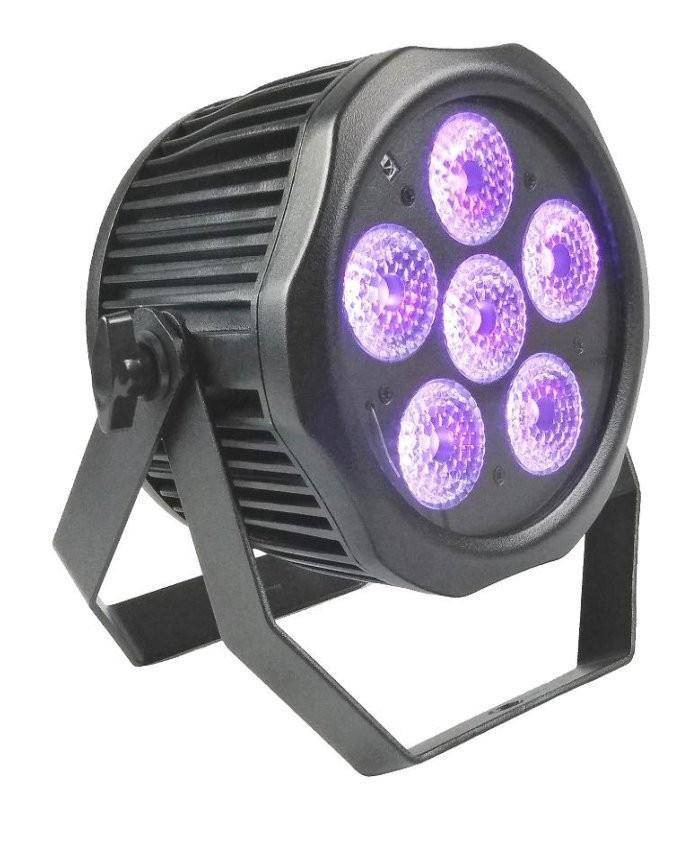Fractal Lights LED PAR 6x12 W BATT RGBWA+UV - lampa LED