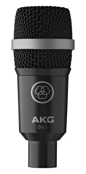 AKG D40 - mikrofon dynamiczny przeznaczony do bębnów, perkusji, instrumentów dętych oraz wzmacniaczy gitarowych