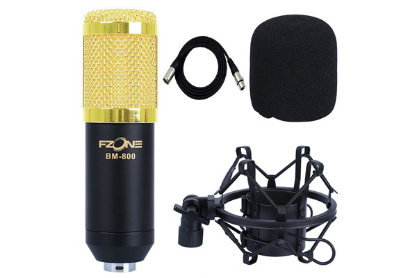 FZONE BM-800 - Profesjonalny mikrofon pojemnościowy