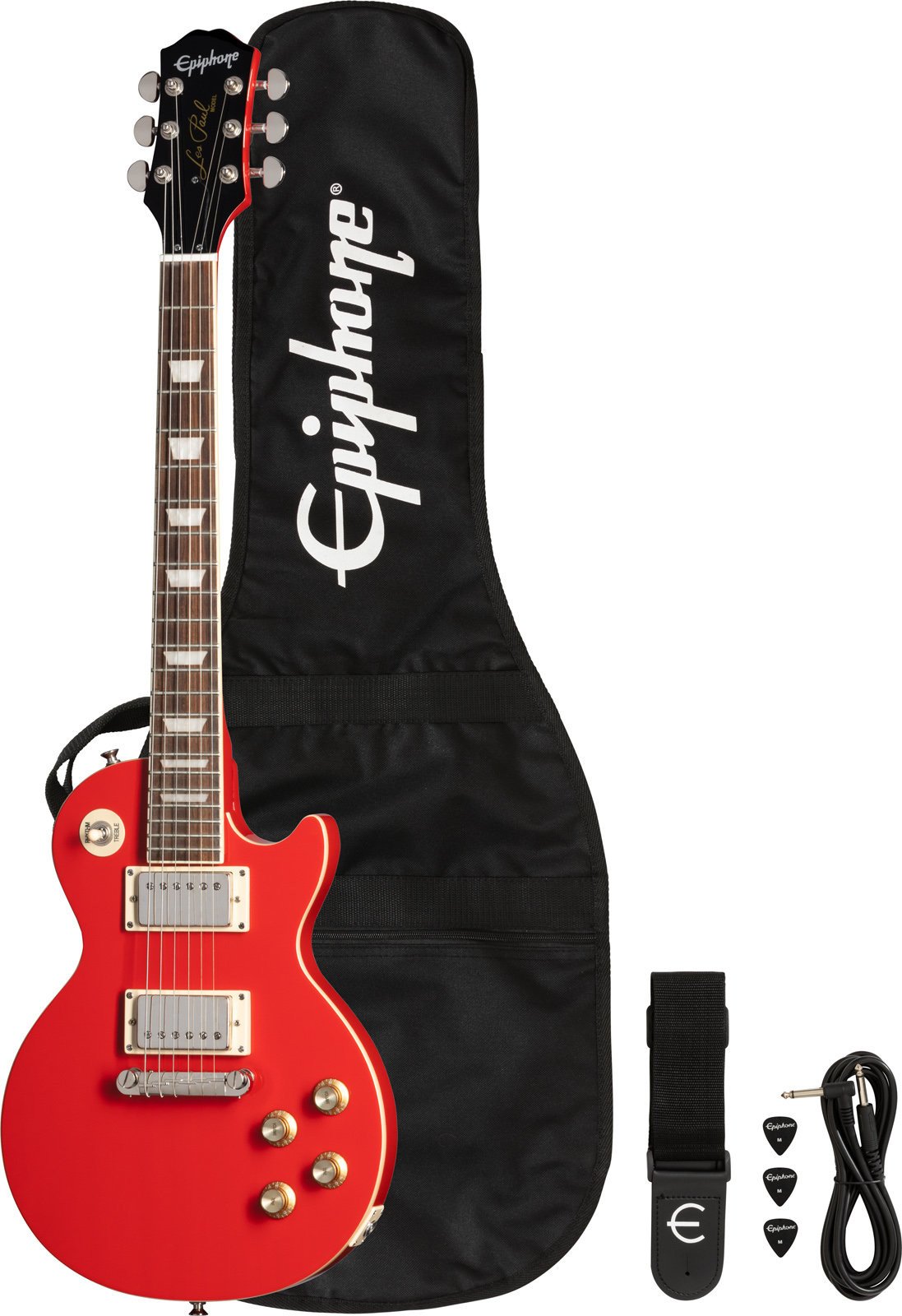 Epiphone Power Players Les Paul Lava Red zestaw gitarowy set