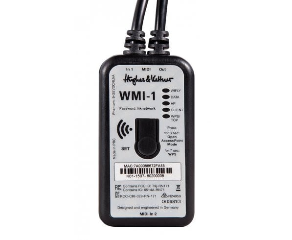 ‌Hughes & Kettner WMI-1 Wi-Fi MIDI - interfejs