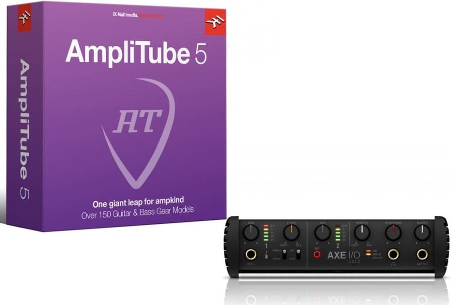 IK Multimedia AXE I/O Solo + AmpliTube 5 Bundle - zestaw front