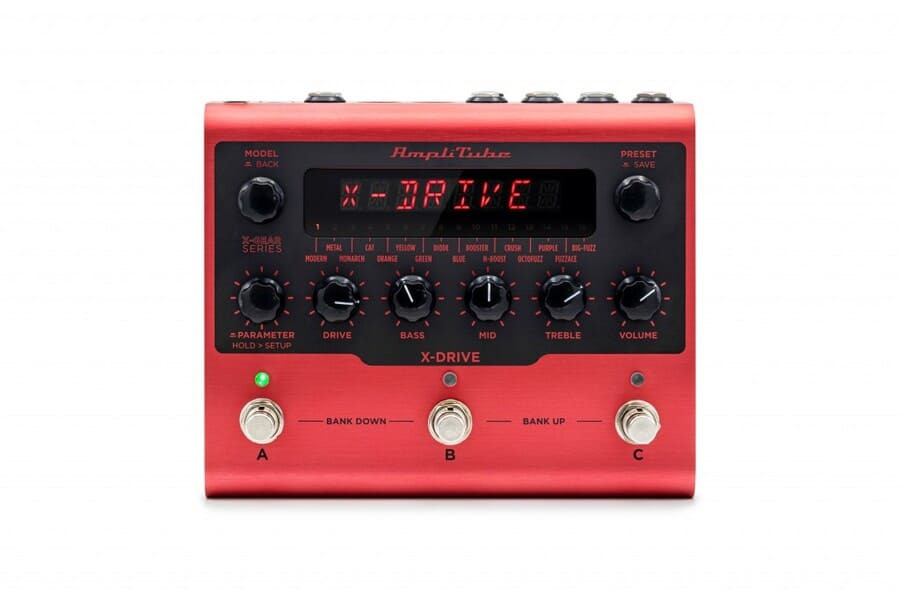 ‌IK Multimedia XG-PEDAL-XDRIVE-IN - Efekt gitarowy front