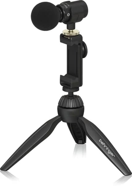 ‌Behringer GO VIDEO KIT - Kompletny zestaw do wsparcia mobilnej realizacji wideo zawierający mikrofon stereo wraz z akcesoriami