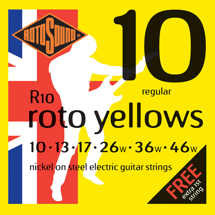 Rotosound Roto (owijka niklowa) R10 - struny do gitary elektrycznej