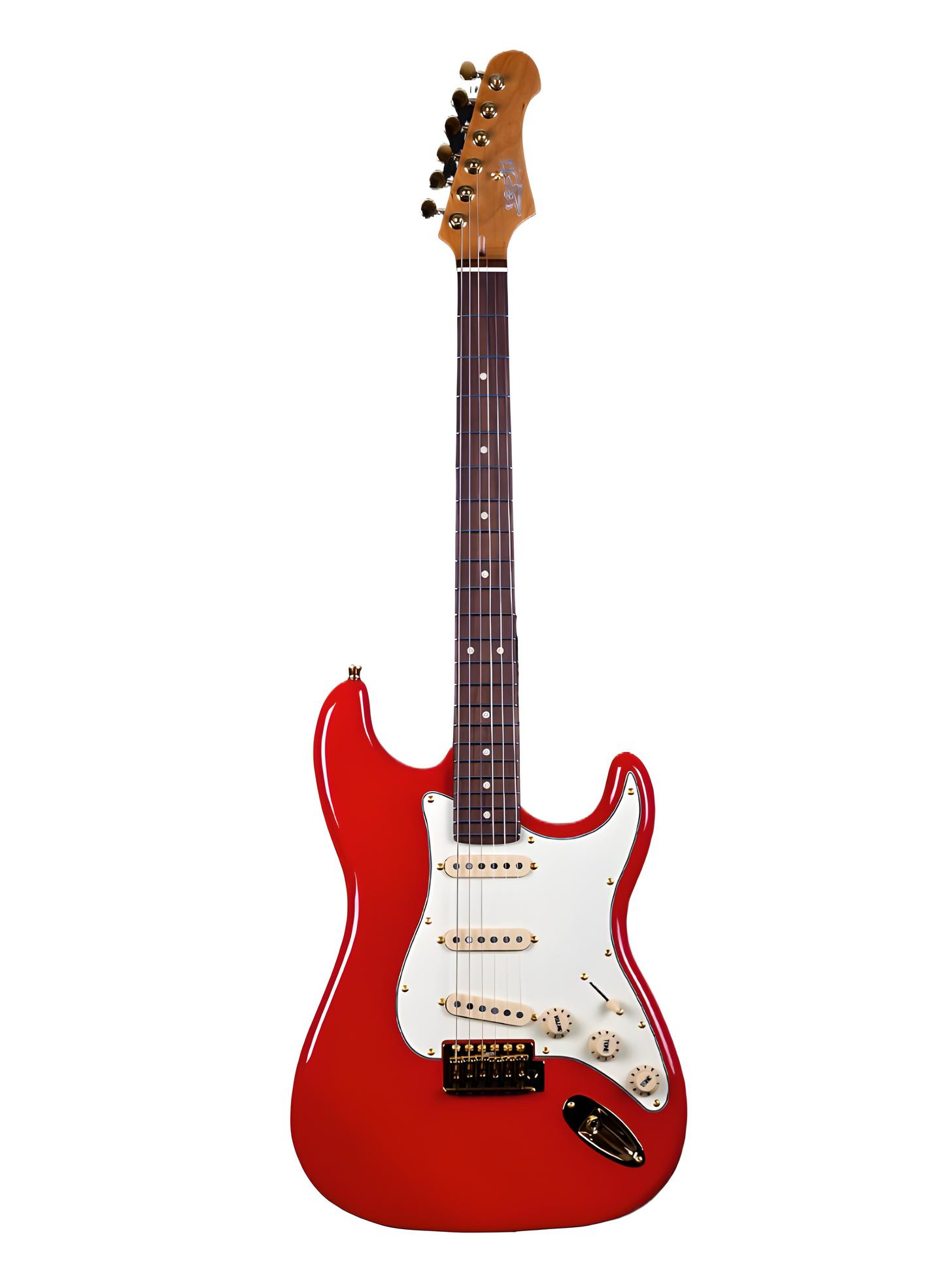 JET JS-380 RD G SSS - Electric Guitar front