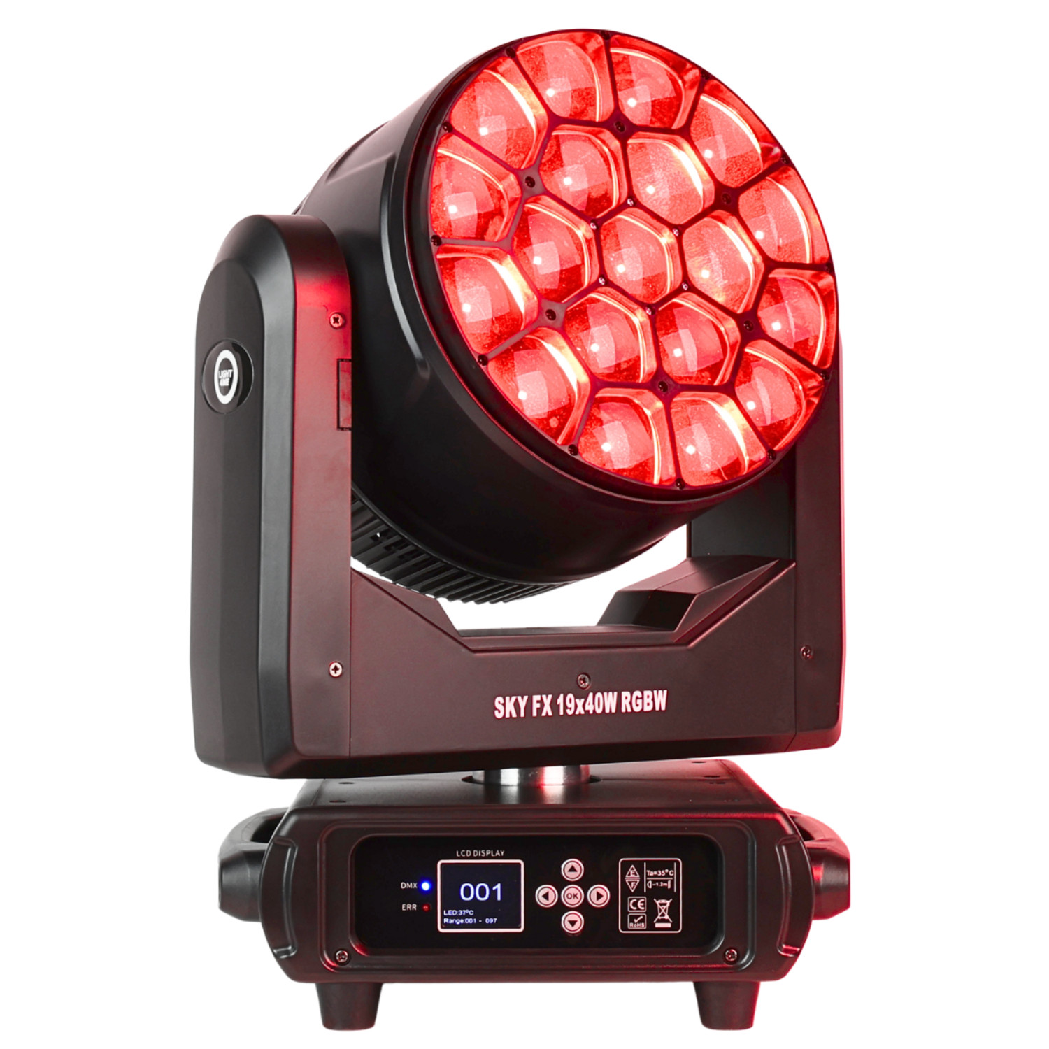 LIGHT4ME SKY FX 19x40W RGBW - głowica ruchoma wash