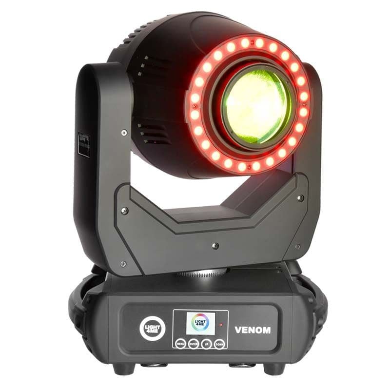 LIGHT4ME VENOM SPOT RING 200W - głowica ruchoma LED