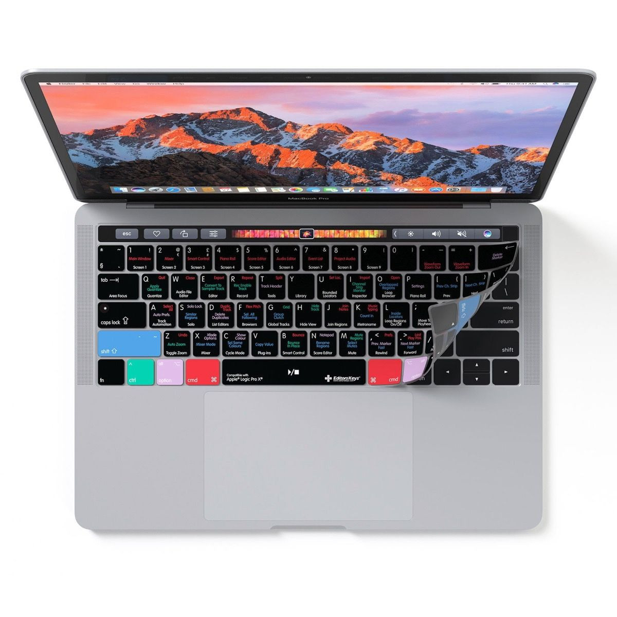 EDITORSKEYS - LOGIC PRO KEYBOARD COVERS (FOR MACBOOK PRO 2016-2019)