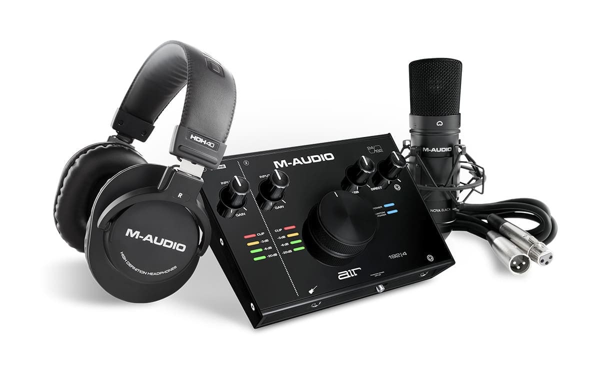 M-AUDIO AIR 192/4 Vocal Studio Pro - zestaw produkcji wokalnej front