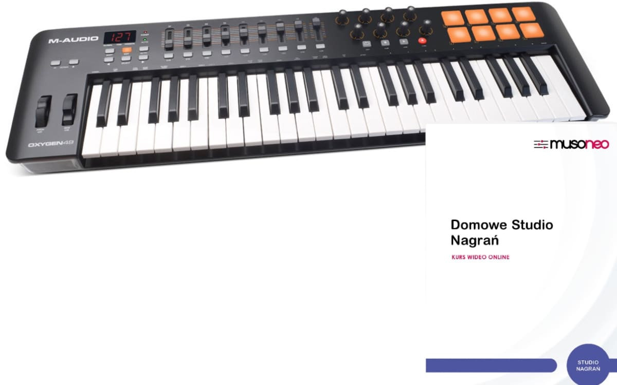 M-Audio Oxygen 49 IV + musoneo - keyboard + kurs