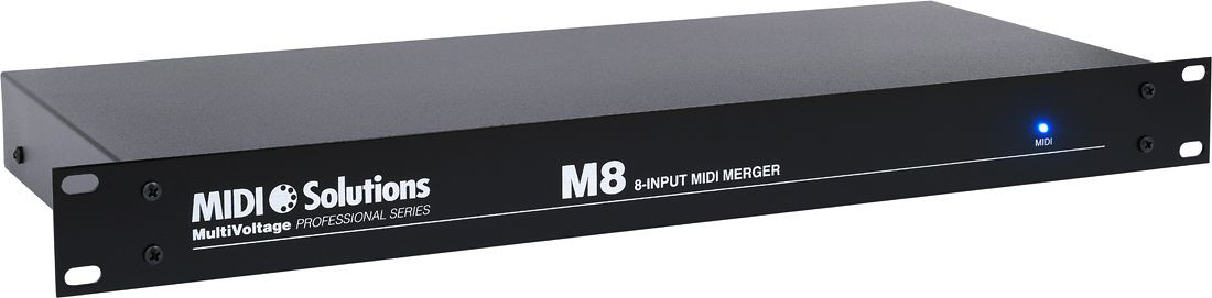 MIDI SOLUTIONS- M8-INPUT MIDI MERGER (sumator midi 8 na 1)