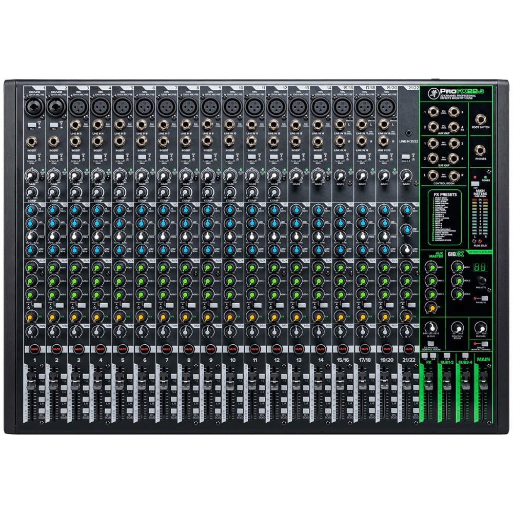 Mackie ProFX22v3 - mixer audio top