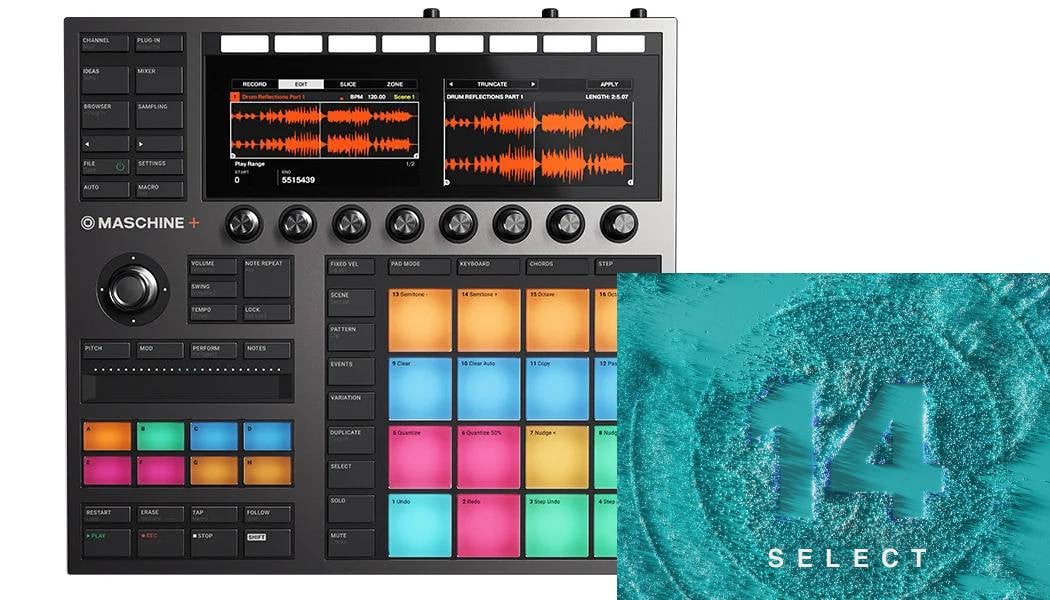N‌ative Instruments MASCHINE PLUS + KOMPLETE 14 SELECT Upgrade for Collections DL