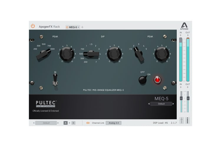 ‌Apogee FX MEQ5 V1 - Plugin FX