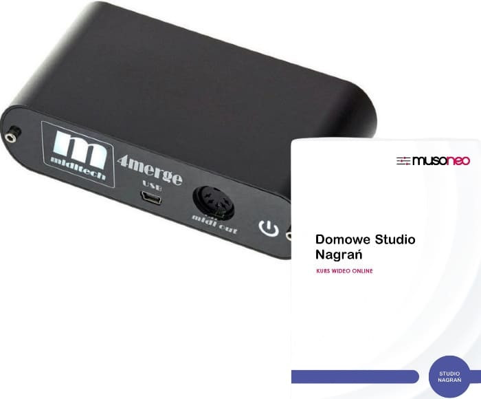 MIDITECH 4merge USB - MIDI Merger + kurs - zestaw