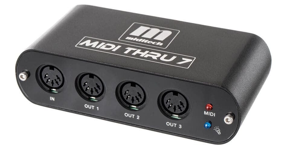 MIDITECH MIDI Thru 7 - interfejs front