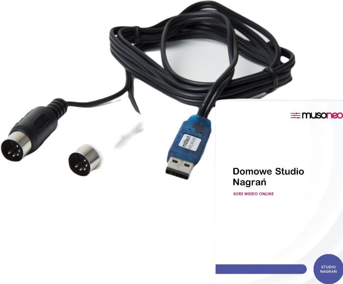 MIDITECH MIDILINK mini - Interfejs USB + kurs - zestaw