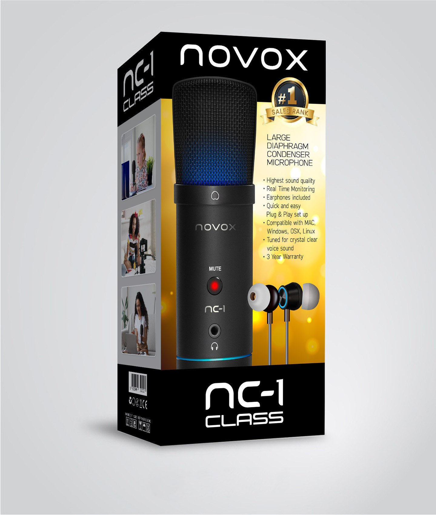 ‌Novox NC-1 CLASS - mikrofon usb