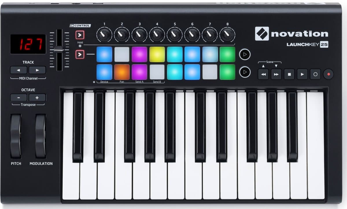 launchkey 25 mk2 top