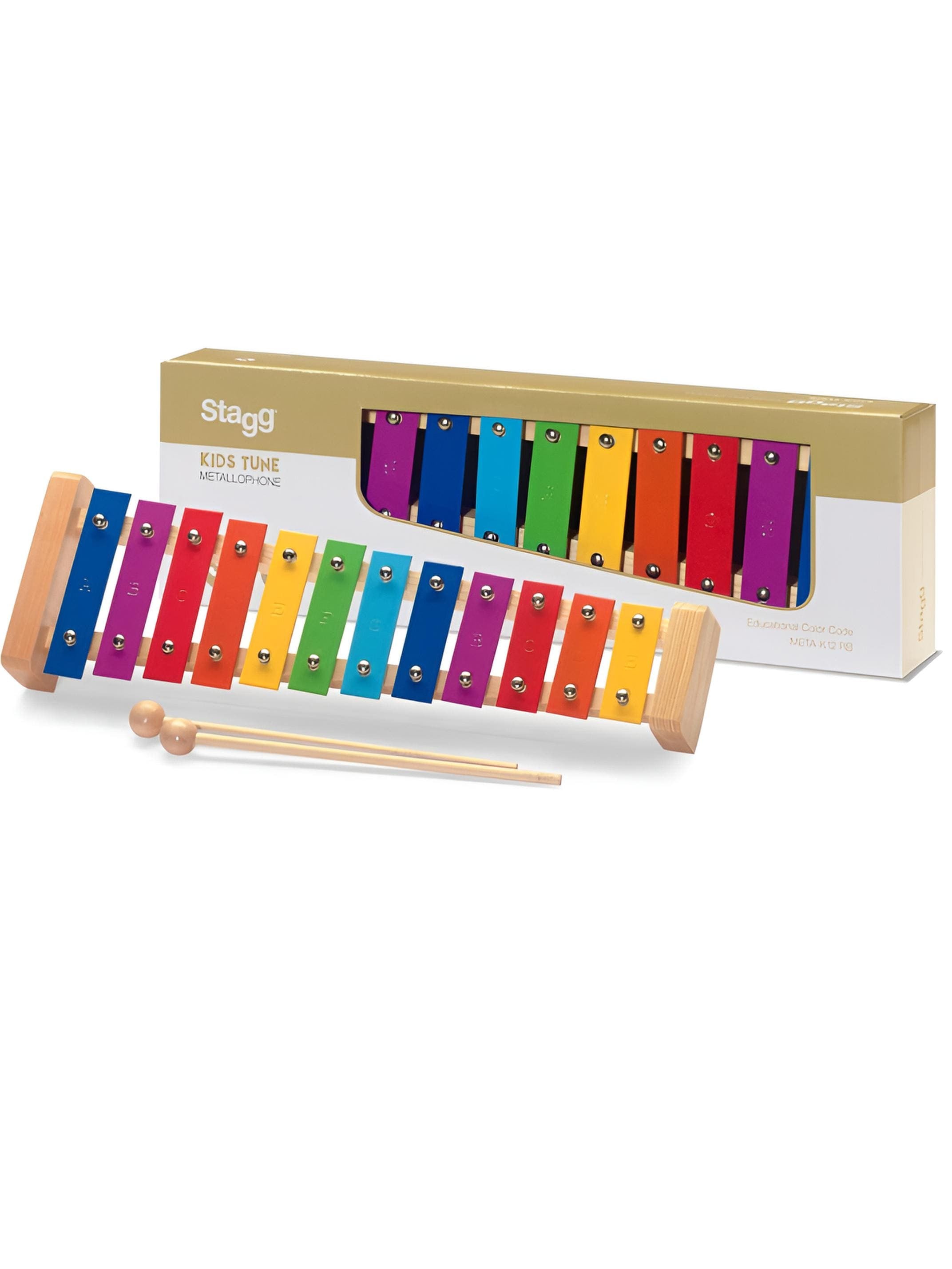 Stagg META K 12 RD – kolorowy ksylofon