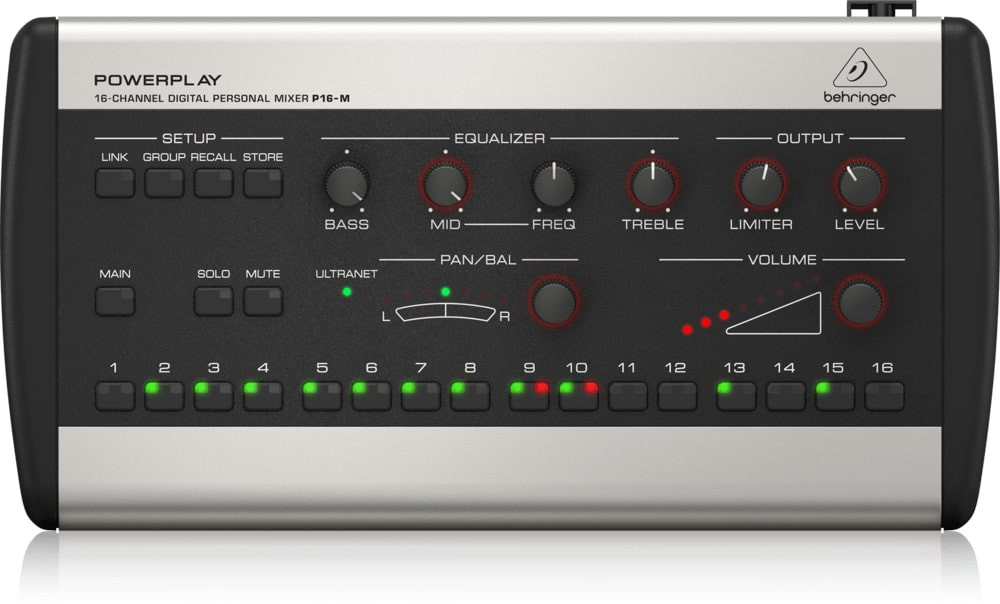 Behringer P16-M - 16-kanał. cyfrowy mikser