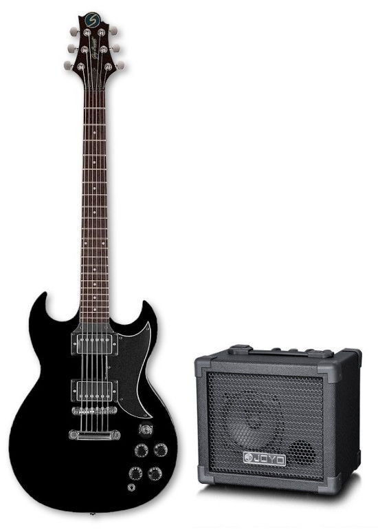 Samick TR 1 BK - gitara elektryczna + piecyk