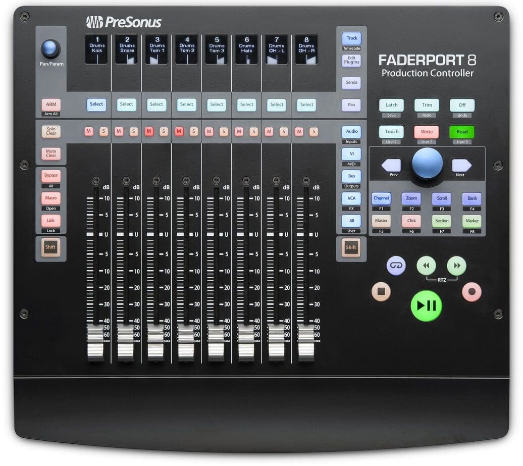 PRESONUS FaderPort 8 - Kontroler USB front