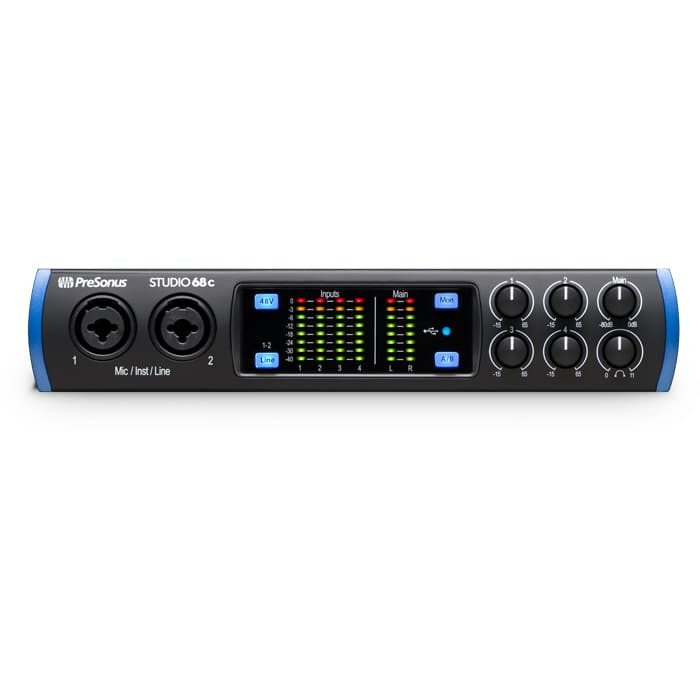 PreSonus Studio 68c - Interfejs front