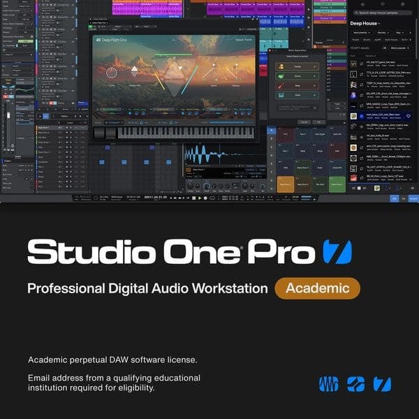 PreSonus Studio One 7 Pro ACADEMIC - Oprogramowanie DAW w wersji EDU