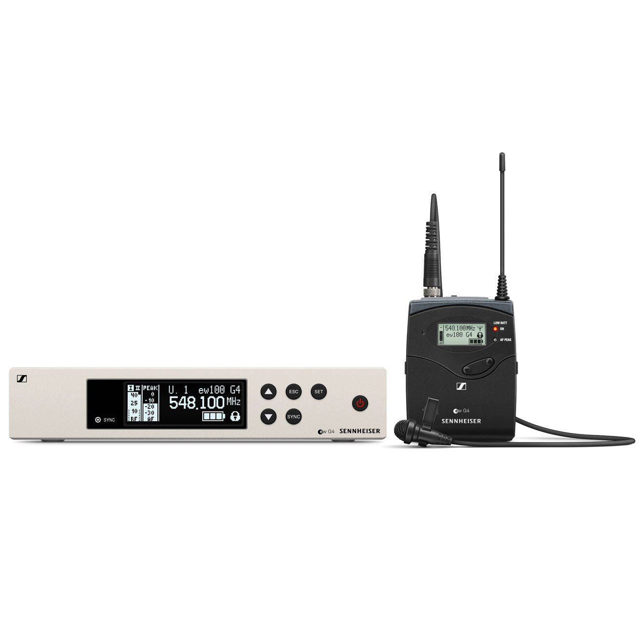 ‌Sennheiser ew 100 G4-ME4-1G8 - uniwersalny system bezprzewodowy dla prezenterów i moderatorów, pasmo 1G8: 1785 - 1800 MHz