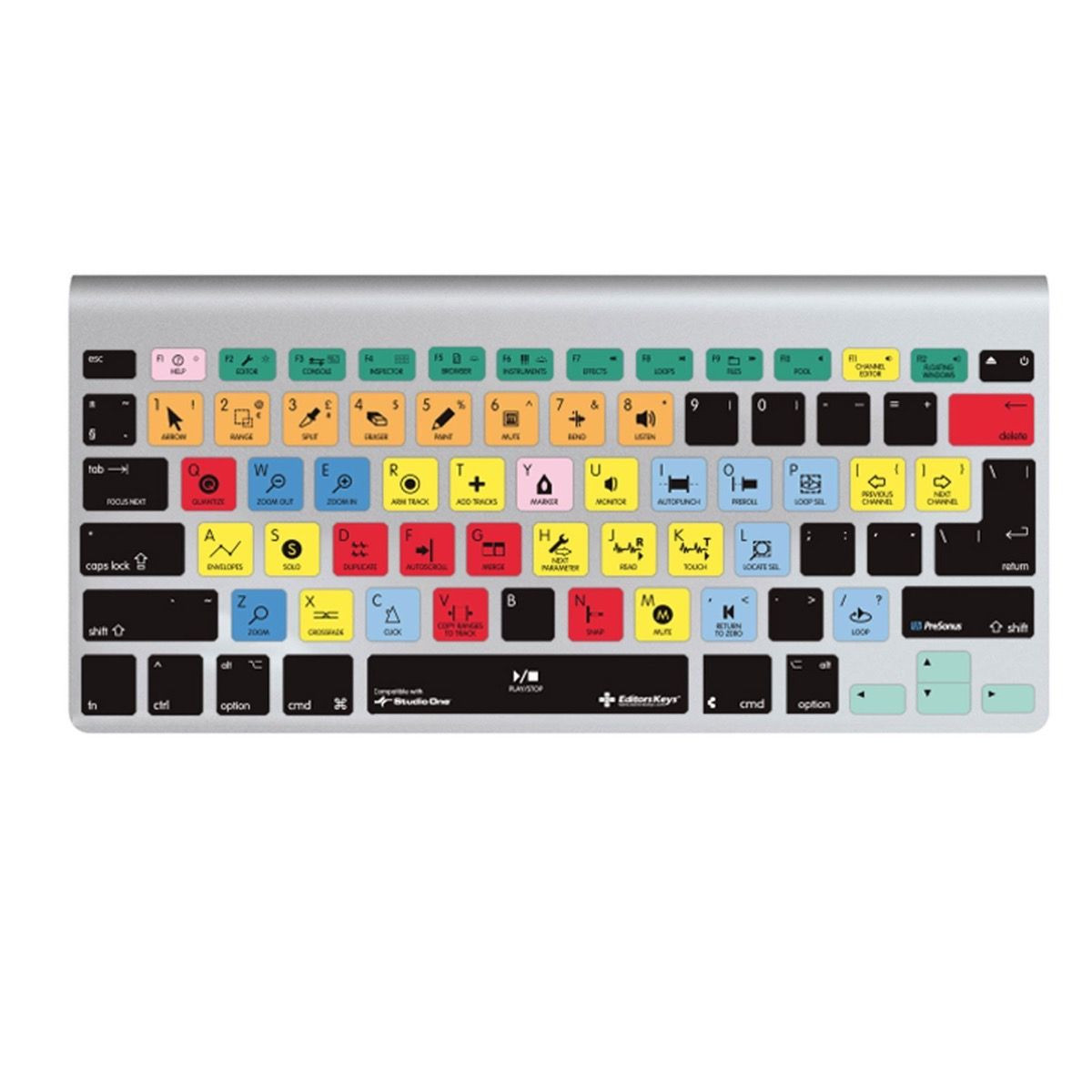 EDITORSKEYS - STUDIO ONE KEYBOARD COVERS (FOR IMAC WIRELESS KEYBOARD 2008-2015)