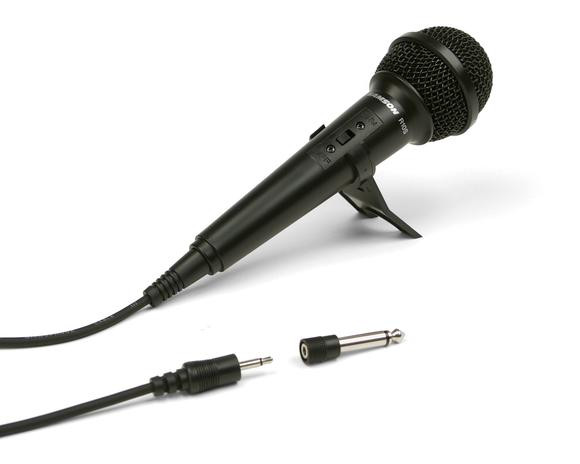 ‌Samson R10S - mikrofon dynamiczny z wyłącznikiem, kabel -mini jack / redukcja duży Jack