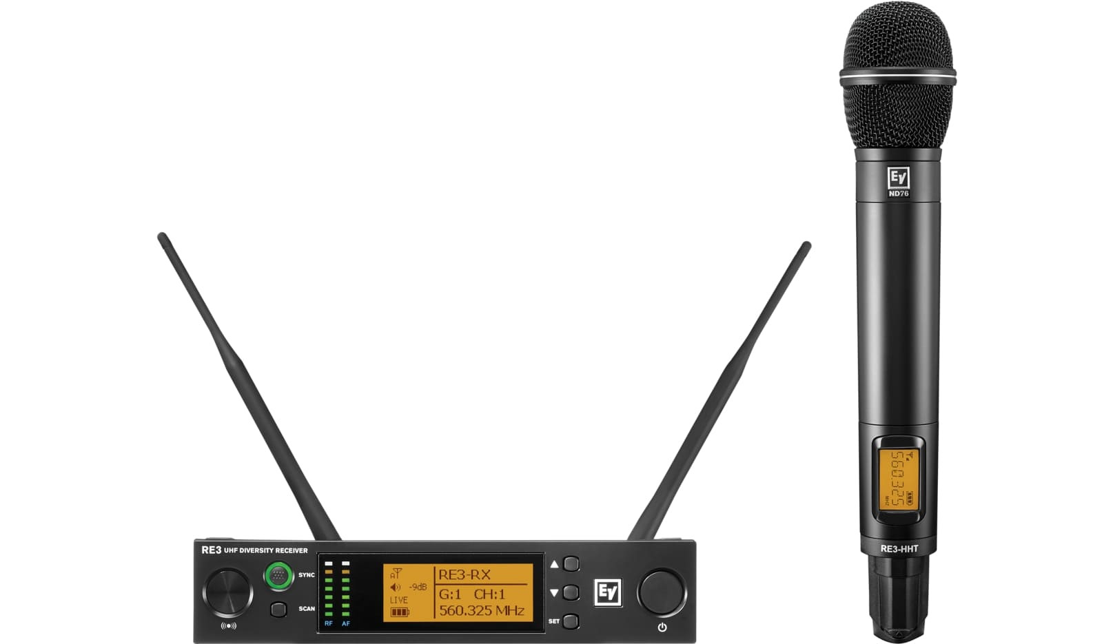 ‌Electro-voice RE3-ND76 - System bezprzewodowy z mikrofonem do ręki ND76