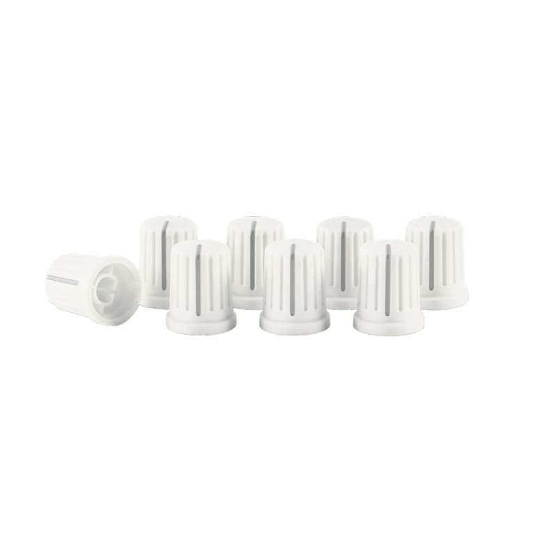 ‌Reloop Knob Cap Set White 8 - 8 nakładek na gałki front