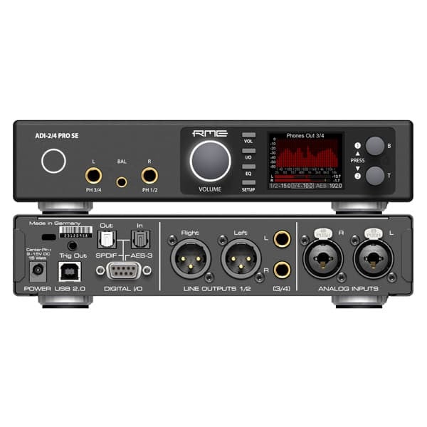 ‌RME ADI-2/4 PRO SE - Przetwornik AD/DA front