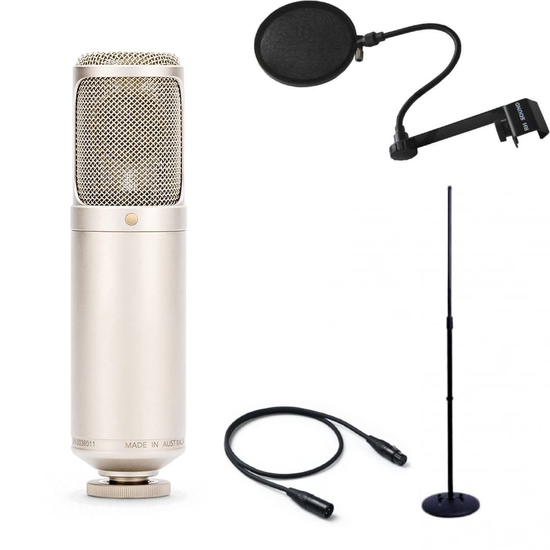 RODE K2 - mikrofon + pop filtr + statyw + kabel - zestaw