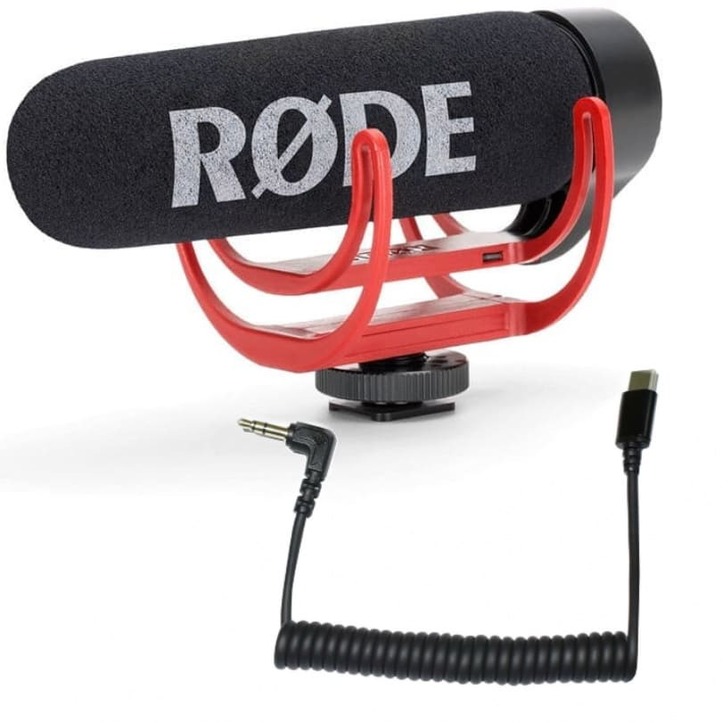 ‌RODE VIDEOMIC GO + CKMOVA AC-UC3 - zestaw