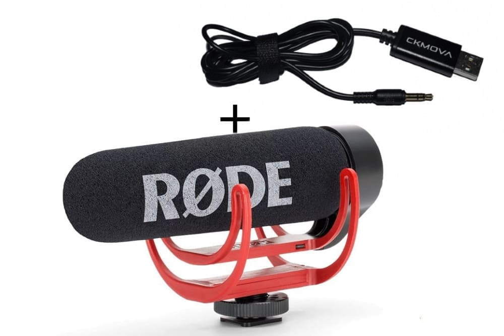 ‌RODE VIDEOMIC GO + CKMOVA AC-A35 - zestaw