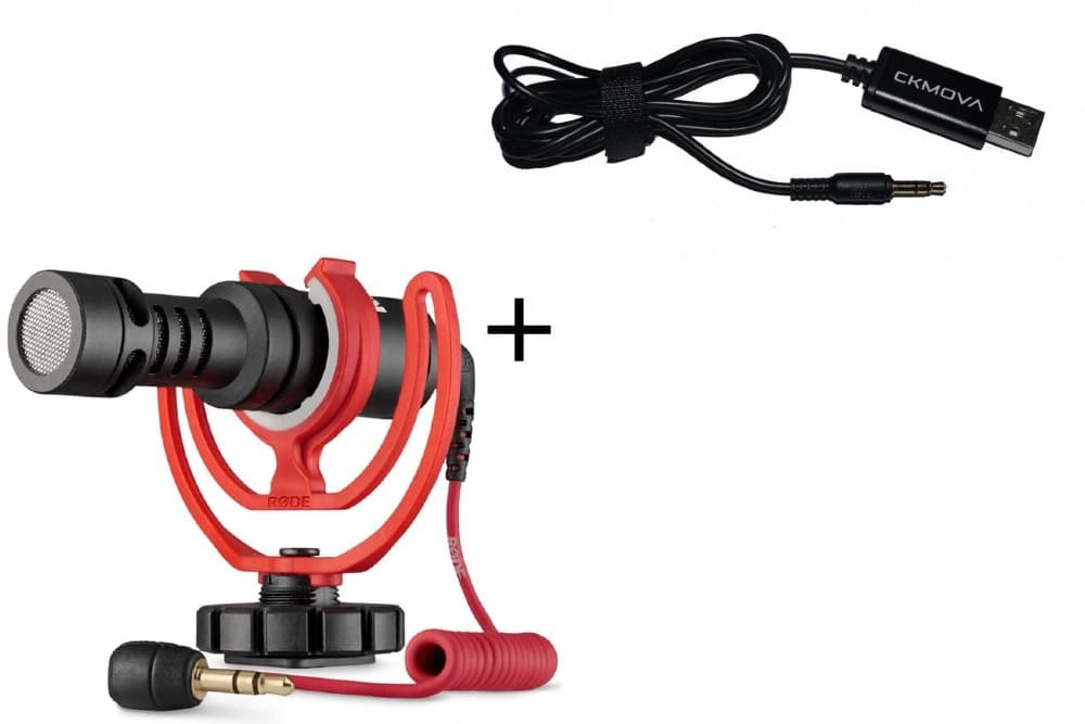 ‌RODE VIDEOMICRO + CKMOVA AC-A35 - zestaw