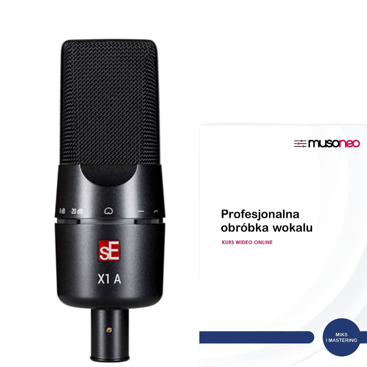 sE Electronics X1 A - Mikrofon pojemnościowy z kursem