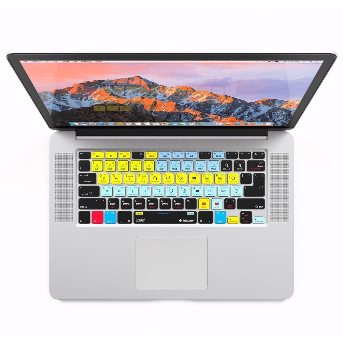 EDITORSKEYS - SERATO DJ KEYBOARD COVERS (FOR MACBOOK PRO/AIR RETINA 13"-15")