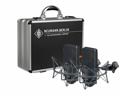 Neumann TLM 103 Stereo Set MT - ZESTAW: 2 MIKROFONYPOJEMNOŚCIOWE WIELKOMEMBRANOWE, 2 UCHWYTY EA 1, OPAKOWANIE: WALIZA ALU, CZARNY