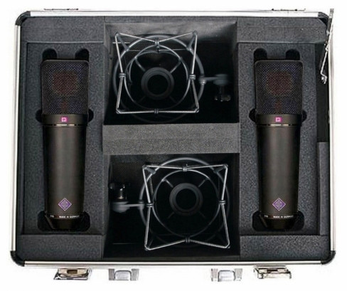 Neumann U 87 Ai mt Stereo Set - zestaw 2 wielkomembranowych mikrofonów pojemnościowych, czarnych