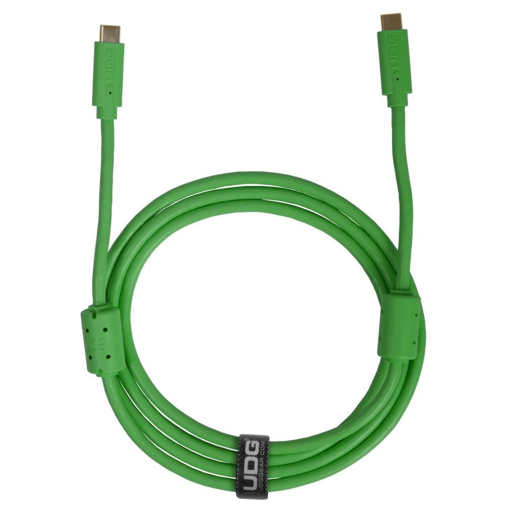 UDG ULT Cable USB 3.2 C-C Green ST 1.5m - green cable 1.5m - top