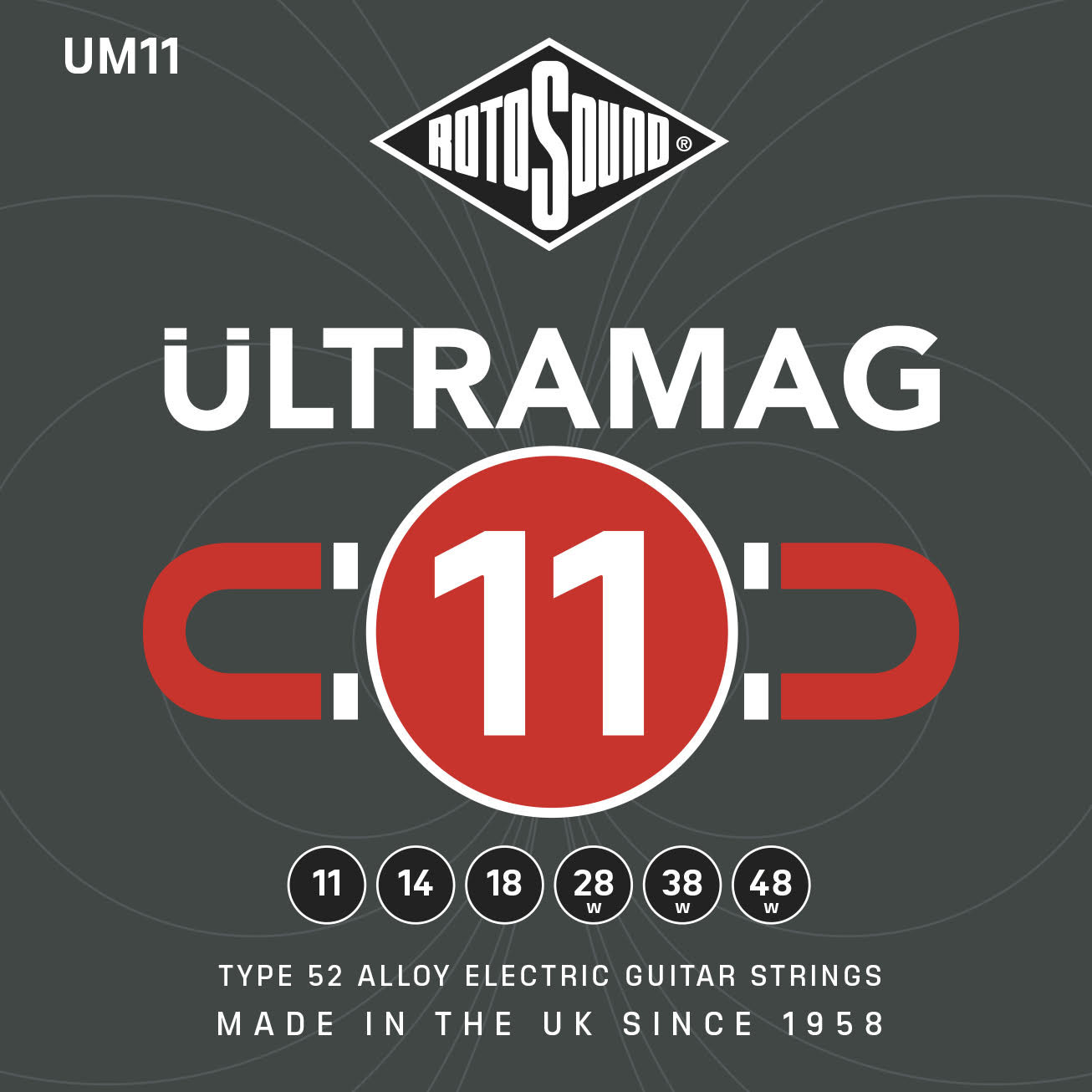 Rotosound UM11 - struny do gitary elektrycznej