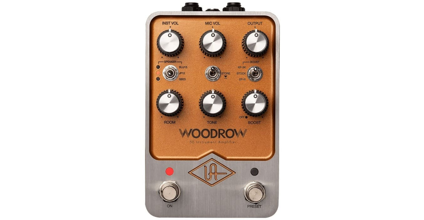 Universal audio UAFX Woodrow ’55 Instrument Amplifier efekt gitarowy front