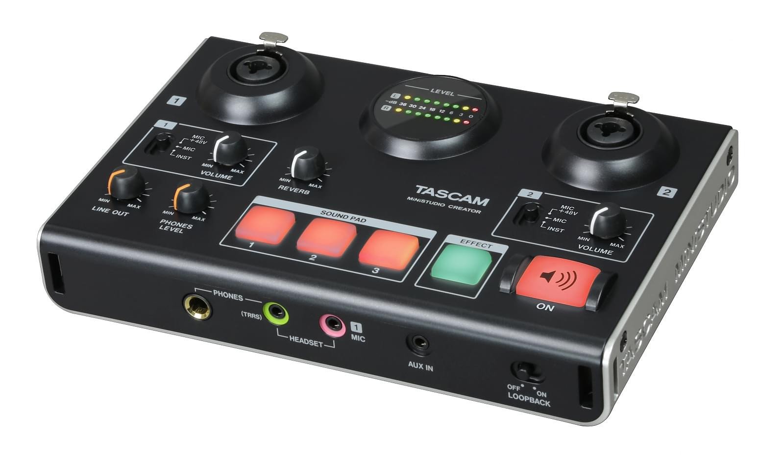 Tascam US-42B MiniStudio Creator – interfejs USB dla podcastów