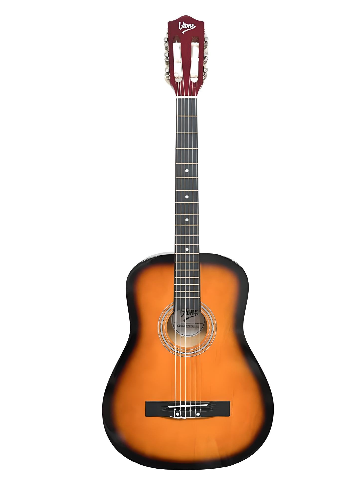 V-TONE CG ONE SB - classical guitar sunburst front